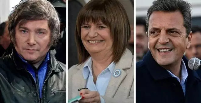 Milei, Massa y Bullrich, los nombres de las elecciones argentinas