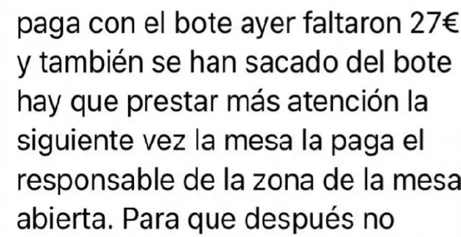 El dueño de un bar obliga a los empleados a pagar los 'sinpa' con el bote de las propinas