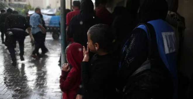 Las primeras lluvias invernales agravan las terribles condiciones de Gaza