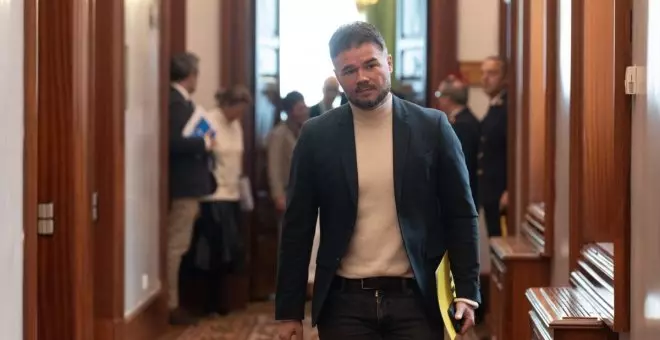 Rufián refuerza su seguridad tras recibir amenazas y “algún intento de agresión”