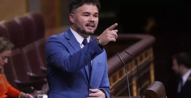 Rufián avisa Sánchez que no té alternativa a l'independentisme: “No se la jugui”