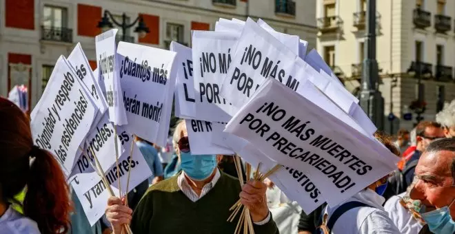 Ayuso aumenta un 20% el presupuesto para empresas privadas de las residencias de mayores y recorta plazas públicas