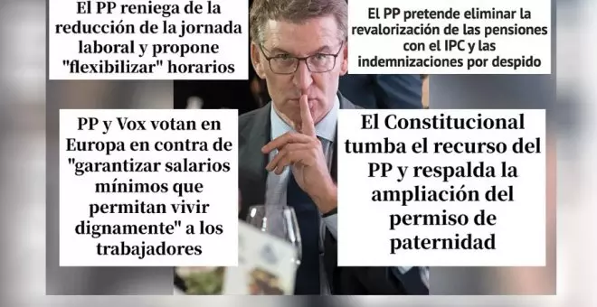 ¿Qué opinará el obrero de derechas?: estos son los derechos de los trabajadores a los que se opone el PP