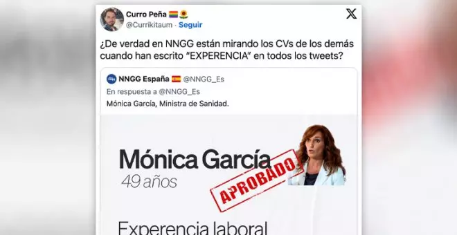 Los jóvenes del PP critican el currículum de los ministros y les sale mal: "'Experencia' en dar vergüenza ajena"