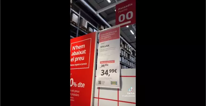 Una mujer triunfa con este vídeo en un Ikea jugando con los nombres suecos de los muebles