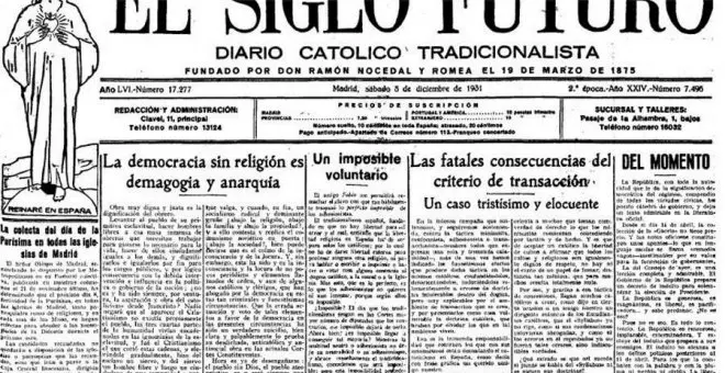 El integrismo sobre la religión en democracia (1931)