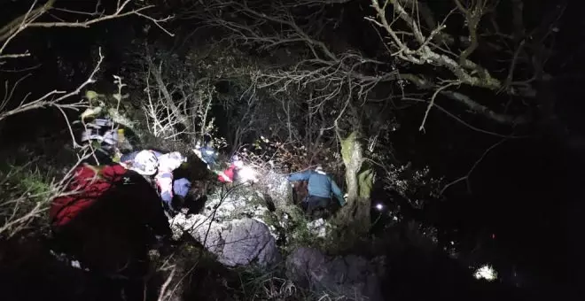 Rescatadas dos senderistas desorientadas cerca de la Peña del Moro, en Ramales