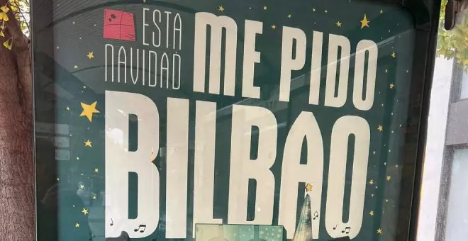 Denuncian publicidad en Santander que anima a hacer compras navideñas en Bilbao