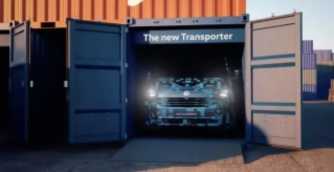 Volkswagen publica la primera imagen de su futura e-Transporter eléctrica