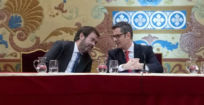 Bolaños: "Este Gobierno defenderá siempre a jueces y fiscales y su integridad"