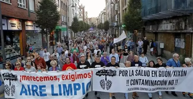 La Coordinadora Ecoloxista reclama activar el protocolo de contaminación del aire de Xixón