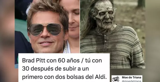 "Un año de Brad Pitt son siete años de persona": la imagen del actor a los 60 años vuelve a fascinar