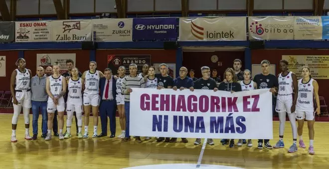 Las jugadoras y afición del Lointek Gernika claman contra el exseleccionador acusado de agresión sexual a una menor