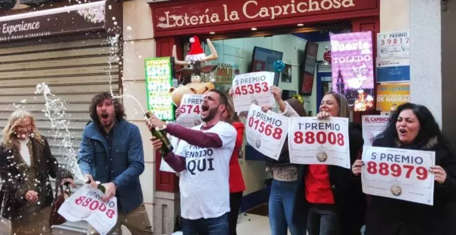 Parte del Gordo y cinco quintos premios llegan a Castilla-La Mancha en el sorteo de Navidad