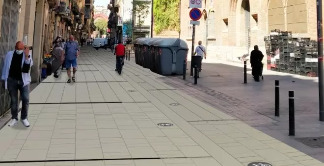 El carrer de Sant Antoni Abat de Barcelona serà una via única amb prioritat per a vianants