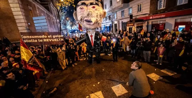 "Mejor que estén con piñatas en la calle que en Moncloa": la reflexión de Rufián sobre las protestas ultras en Ferraz