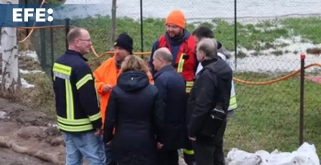 Scholz visita las zonas afectadas por las inundaciones en Alemania