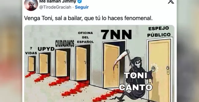 "Dar más vueltas en la vida que Toni Cantó": las reacciones a su fichaje por 'Espejo Público'