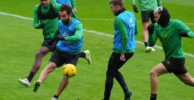 El Racing prepara en El Sardinero su primer partido de la segunda vuelta del curso 2023/24