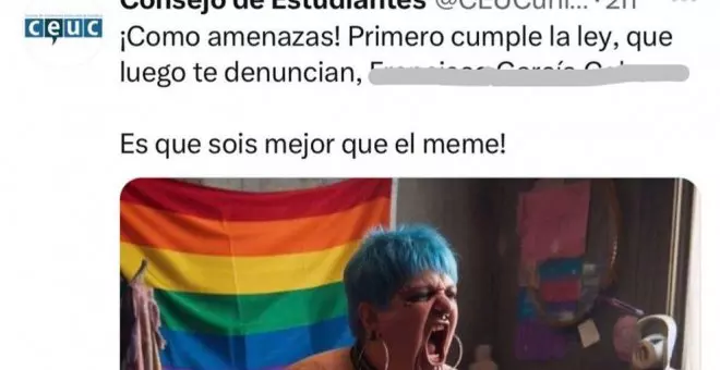 "Es intolerable la homofobia que destila el Consejo de Estudiantes de la UC en sus redes sociales"