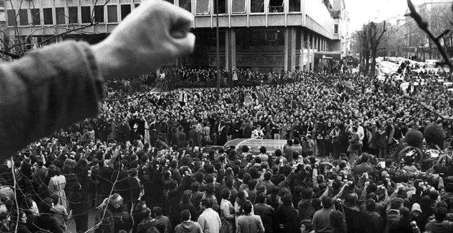 Y el terrorismo fascista asaltó Atocha 55