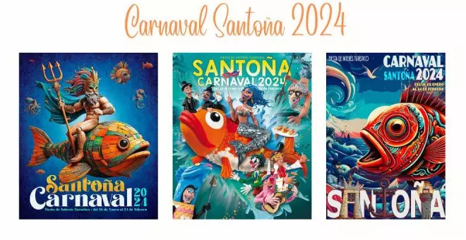 Los Carnavales de Santoña 2024 ya tienen sus tres carteles finalistas