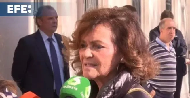 Carmen Calvo: es normal que haya informes diferentes