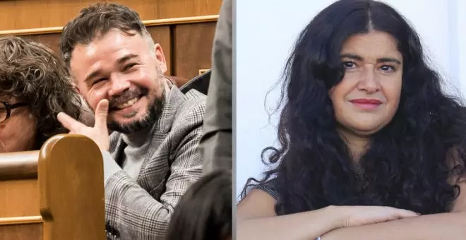 Gabriel Rufián desarma a Lucía Etxebarria en un tuit con siete palabras