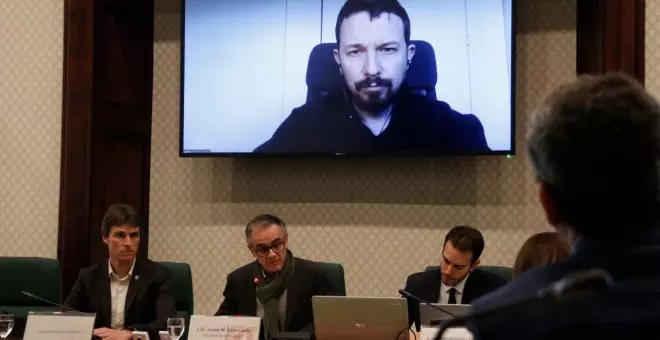 Iglesias, a la comissió del Parlament sobre Pegasus: "Les clavegueres policials, judicials i mediàtiques són la norma"