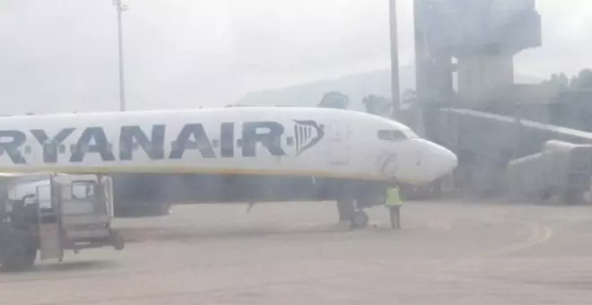 La niebla obliga a desviar a Madrid un vuelo con destino Santander