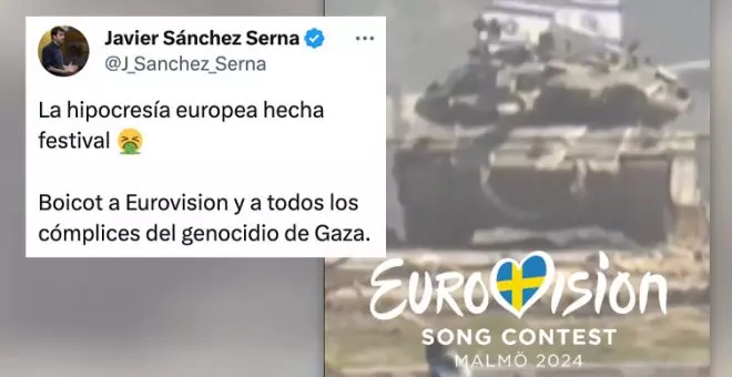 "Los de Eurovisión dicen que no vetan a Israel porque son apolíticos, pero vetaron a Rusia porque patatas"