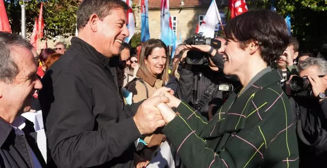 Las izquierdas gallegas hacen frente común contra el PP por la sanidad pública en el tercer día de campaña