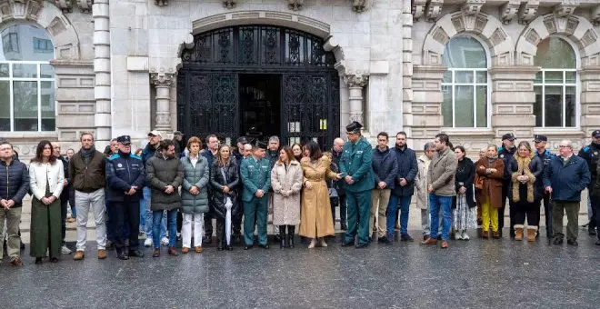 Varios municipios cántabros recuerdan a los guardias muertos en Barbate