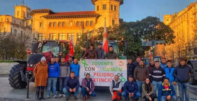 Bocinas de tractor y campanos vuelven a sonar este sábado en el centro de Santander