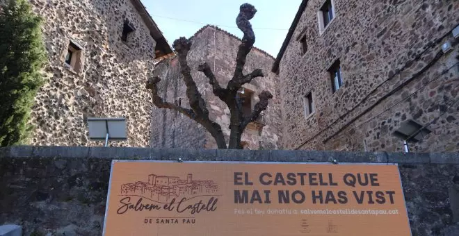 En marxa una campanya de micromecenatge per "salvar" el castell de Santa Pau