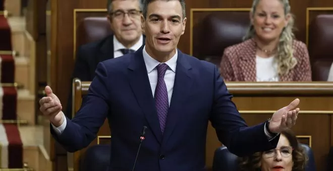 Sánchez, a Feijóo: "Usted habría aprobado la amnistía o lo que hiciera falta para ser presidente del Gobierno"