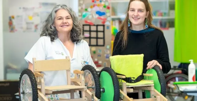 El Hospital de Parapléjicos colabora en un proyecto de ingeniería para la fabricación propia de una silla de ruedas infantil