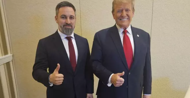 Abascal celebra la victoria de Trump y Feijóo le traslada su "sincera enhorabuena"