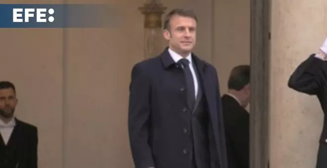 Macron no excluye envío de tropas a Ucrania y pide "una economía de guerra" contra Rusia