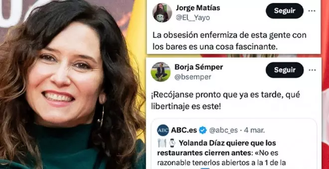 "Quieren esclavos pero solo tienen camareros": los tuiteros desmontan el discurso de la derecha con los horarios de la hostelería