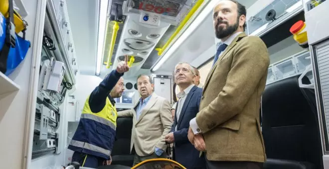 Las 50 nuevas ambulancias del servicio de transporte urgente de Cantabria empezarán a funcionar la próxima semana