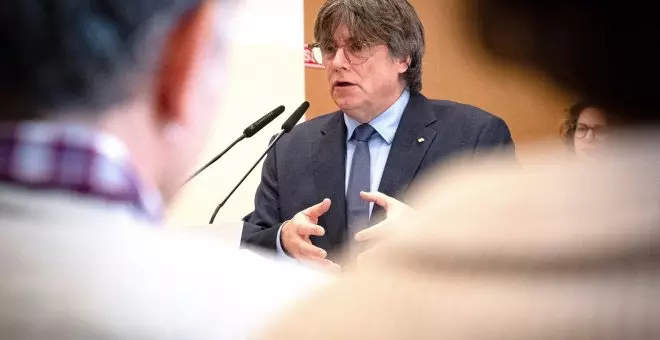 Puigdemont afirma que continuarán con "el proceso de independencia"