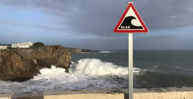 Cantabria, en aviso naranja por fenómenos costeros este domingo