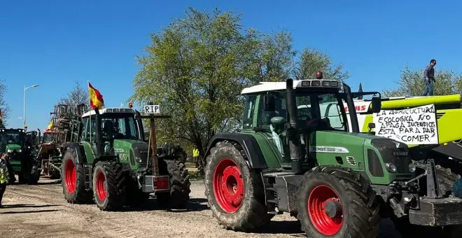 Las protestas del campo vuelven a Toledo con la primera de las dos tractoradas que vivirá esta semana la ciudad