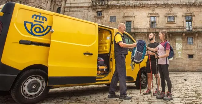 Correos pone en marcha el transporte de mochilas en las principales rutas del Camino de Santiago