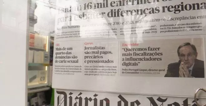 Los periodistas de Portugal hacen huelga por primera vez en 40 años