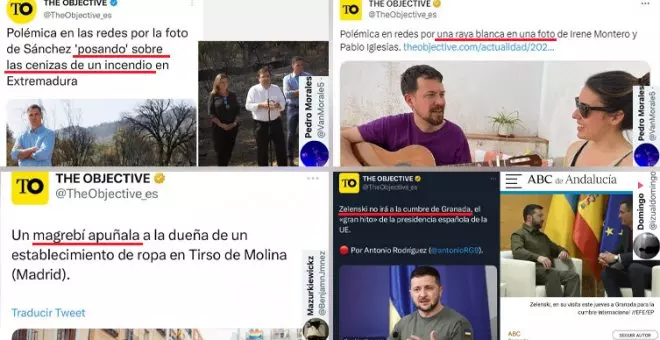 Los tuiteros responden al reto: el hilo de "noticias no contrastadas" de 'The Objective'