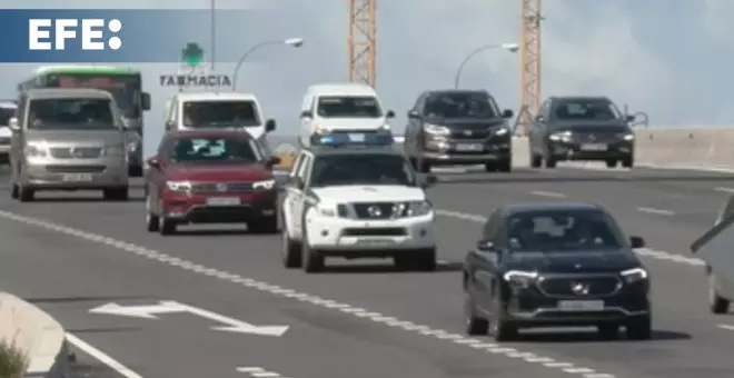 Tráfico lento en las salidas de Madrid y en otras vías en el éxodo de Semana Santa