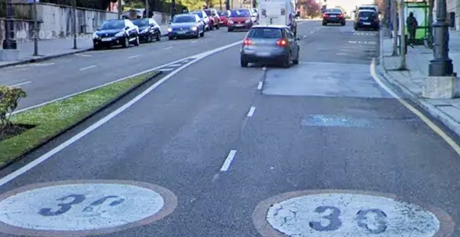 La chapuza del no carril bici ovetense