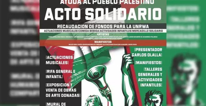 La "mancha roja" de Aravaca organiza un gran acto en apoyo al pueblo palestino